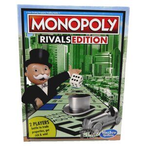 MONOPOLY Rivals Edition 2 Player board game HASBRO 2020, NEW